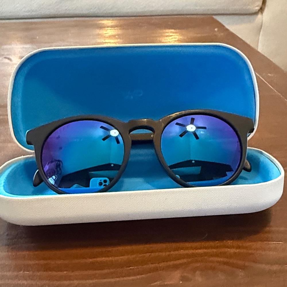 Diff Charlie Polarized Black Sunglasses